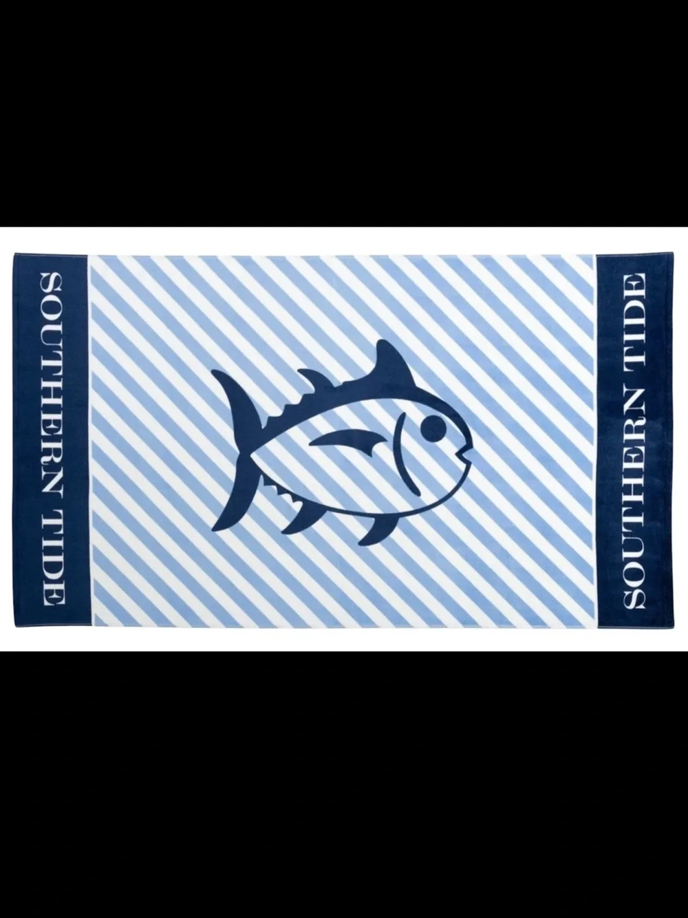 SOUTHERN TIDE SKIPJACK STRIPED FRENCH TERRY BEACH TOWEL.NWT.MSRP.$45.00